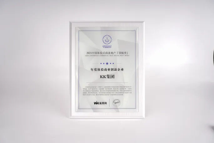 赢商网2021中国体验式商业地产领航奖“年度体验商业创新企业”