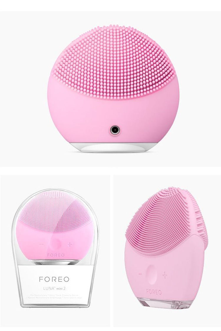 foreo斐珞尔 luna露娜 mini2代 电动洁面仪 清洁器洗脸刷 粉红色
